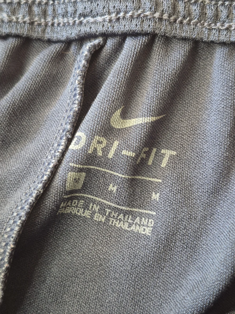 Nike Navy Joggers with White Swoosh 4839